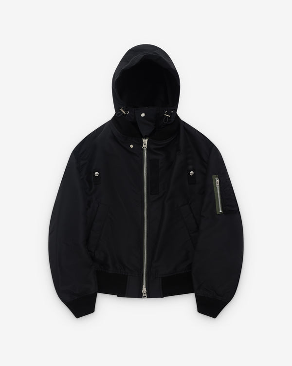 sacai - Men’s Nylon Twill X Grosgrain Jacket - (Black)
