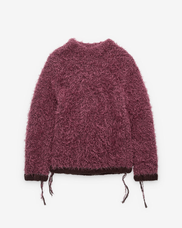 sacai - Men’s Furry Knit Pullover - (Light Pink)
