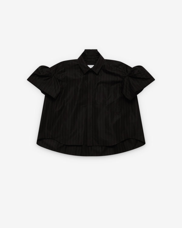 Sacai - Women's Chalk Stripe Shirt - (Black)