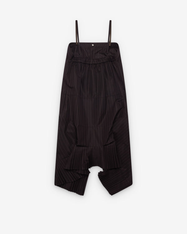 Sacai - Women's Chalk Dress - (Black/Stripe)