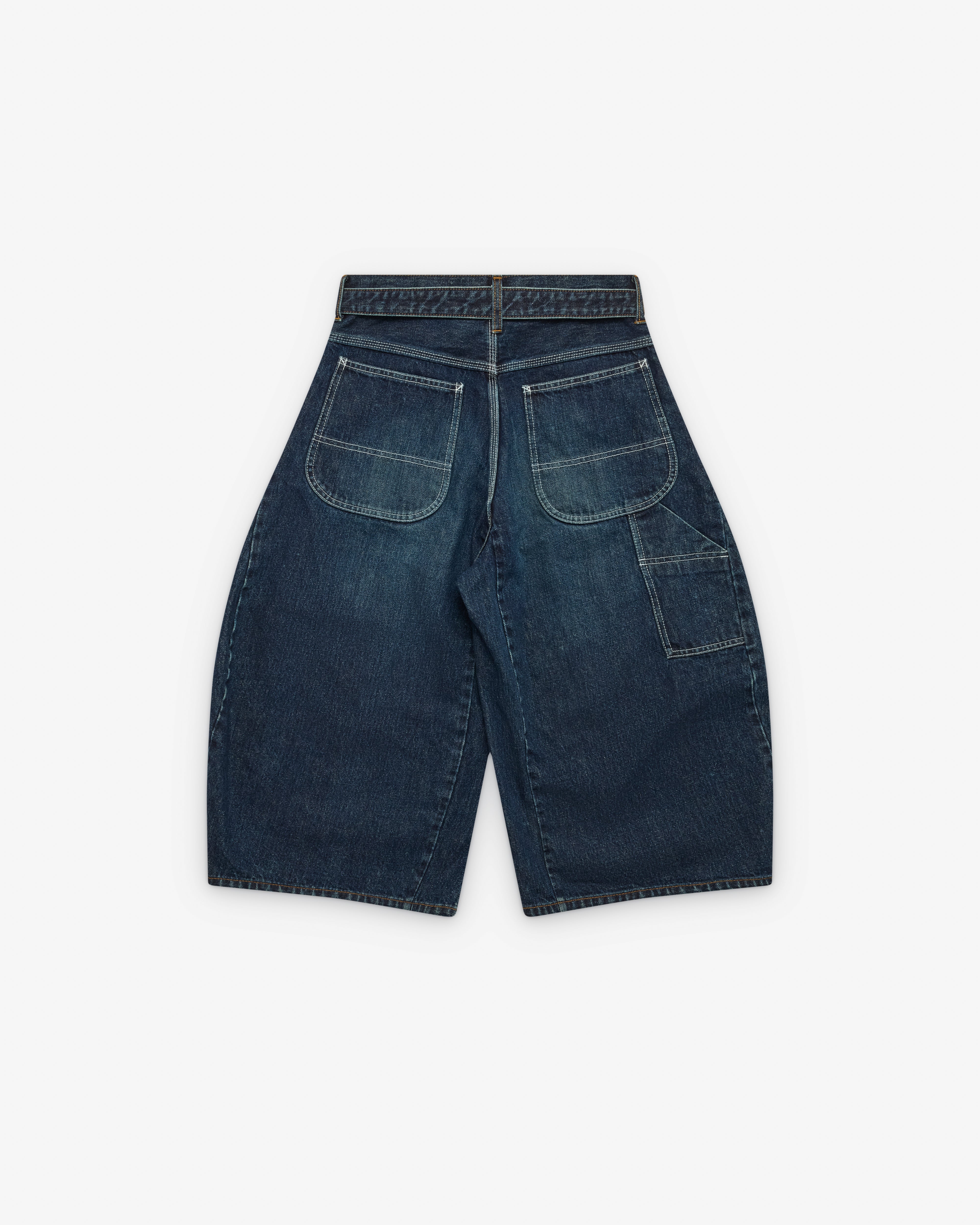 Sacai: Women's Denim Shorts (Blue) | DSML E-SHOP