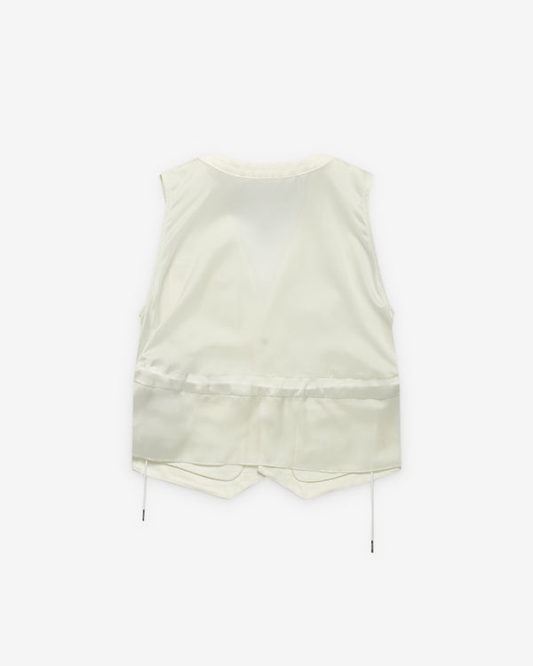 sacai - Women's Denim Vest - (Off White)