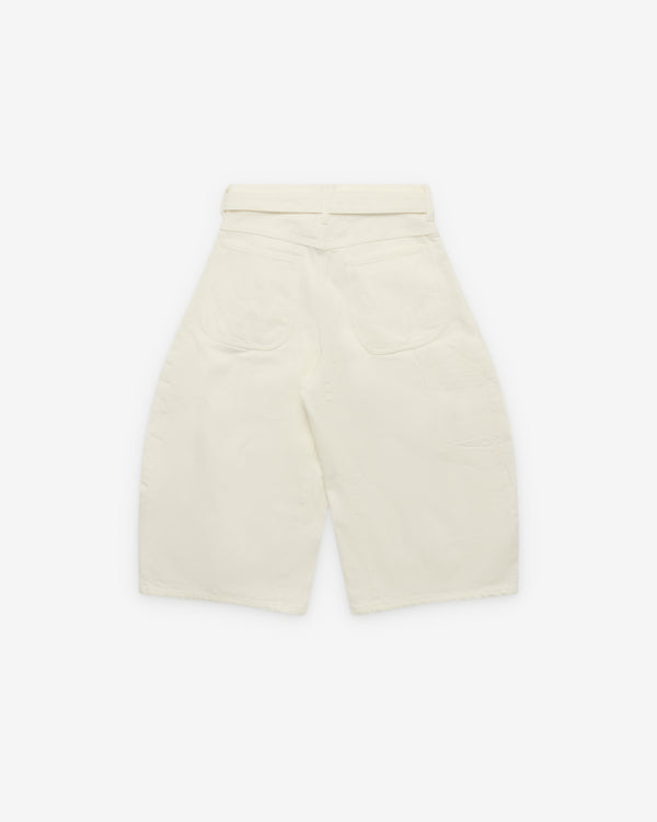 Sacai - Women's Denim Shorts - (White)