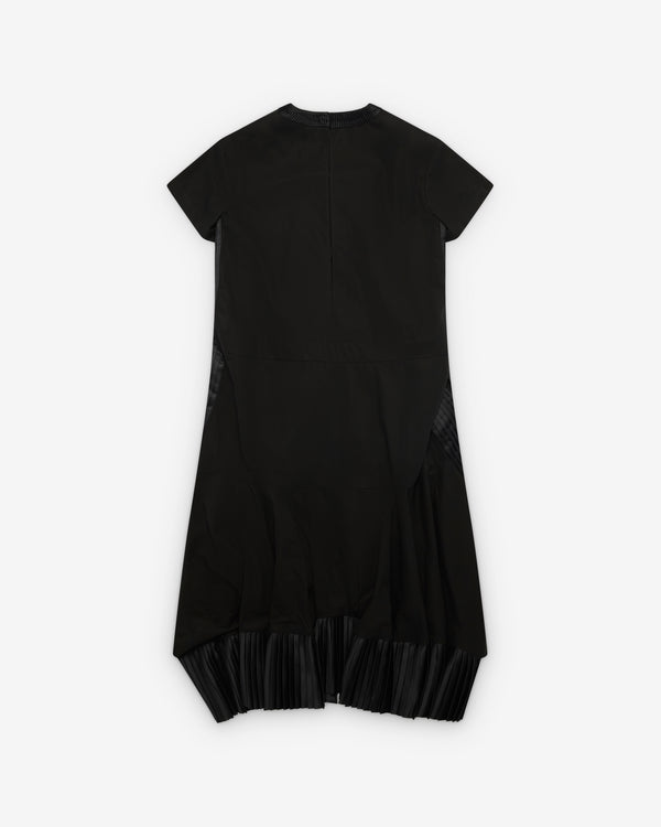 Sacai  - Women's Cotton Broadcloth Dress - (Black)