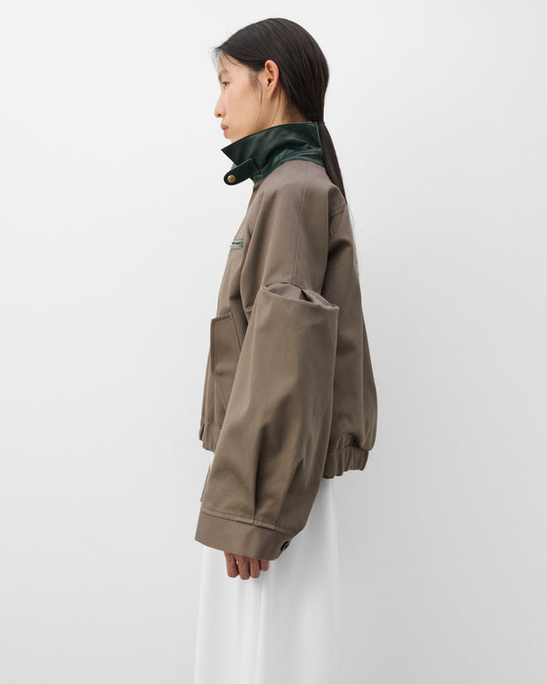 sacai - Women's Cotton Chino Blouson - (Khaki)