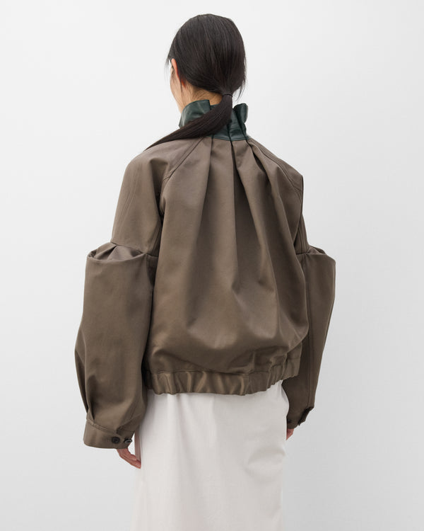 sacai - Women's Cotton Chino Blouson - (Khaki)