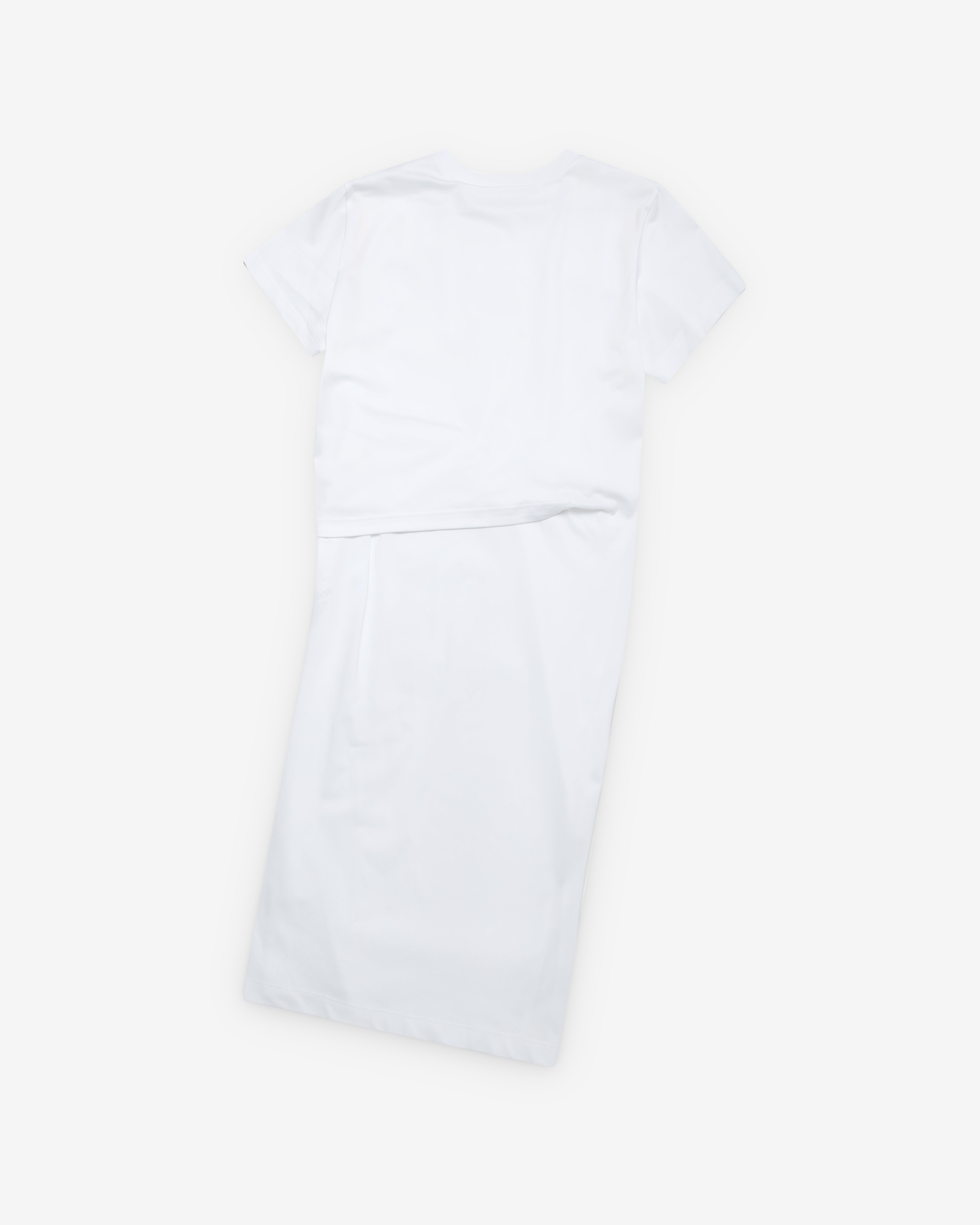 Sacai Cotton Jersey Dress 白ワンピース sacai: Women's Cotton Jersey Dress (White) | Dover Street Market