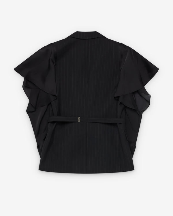 Sacai  - Women's Chalk Stripe Jacket - (Black)
