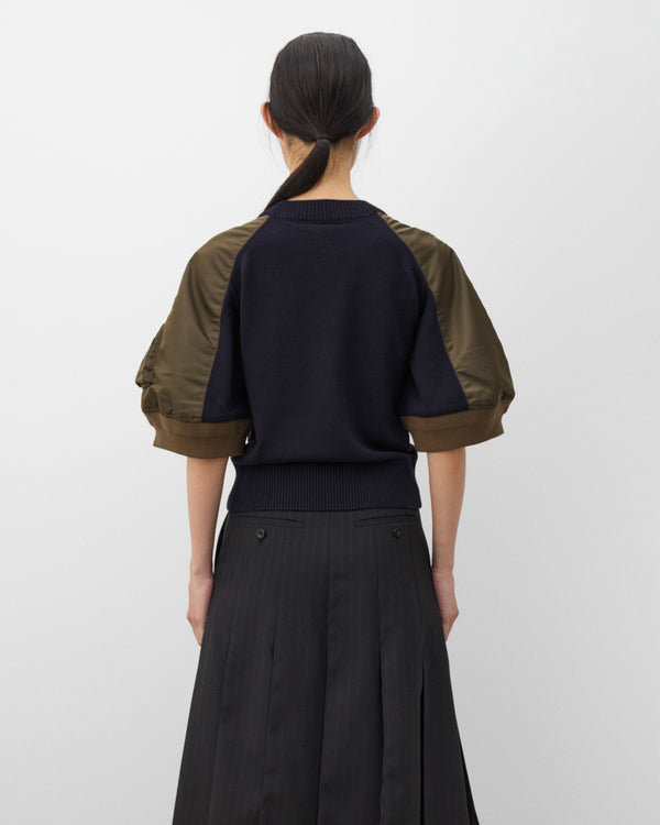 sacai - Women's Short Sleeve Pullover - (Khaki)