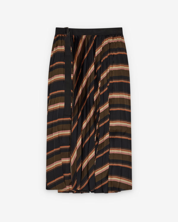 Sacai  - Women's Horizontal Stripe Skirt - (Multi)
