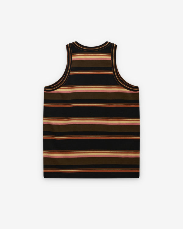 sacai - Women's Horizontal Stripe Tank Top - (Brown)