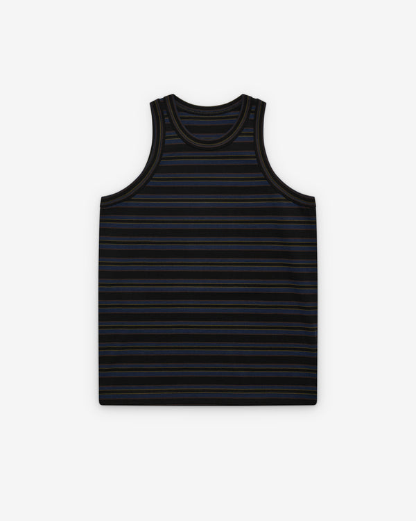 sacai - Women's Horizontal Stripe Tank Top - (Black)