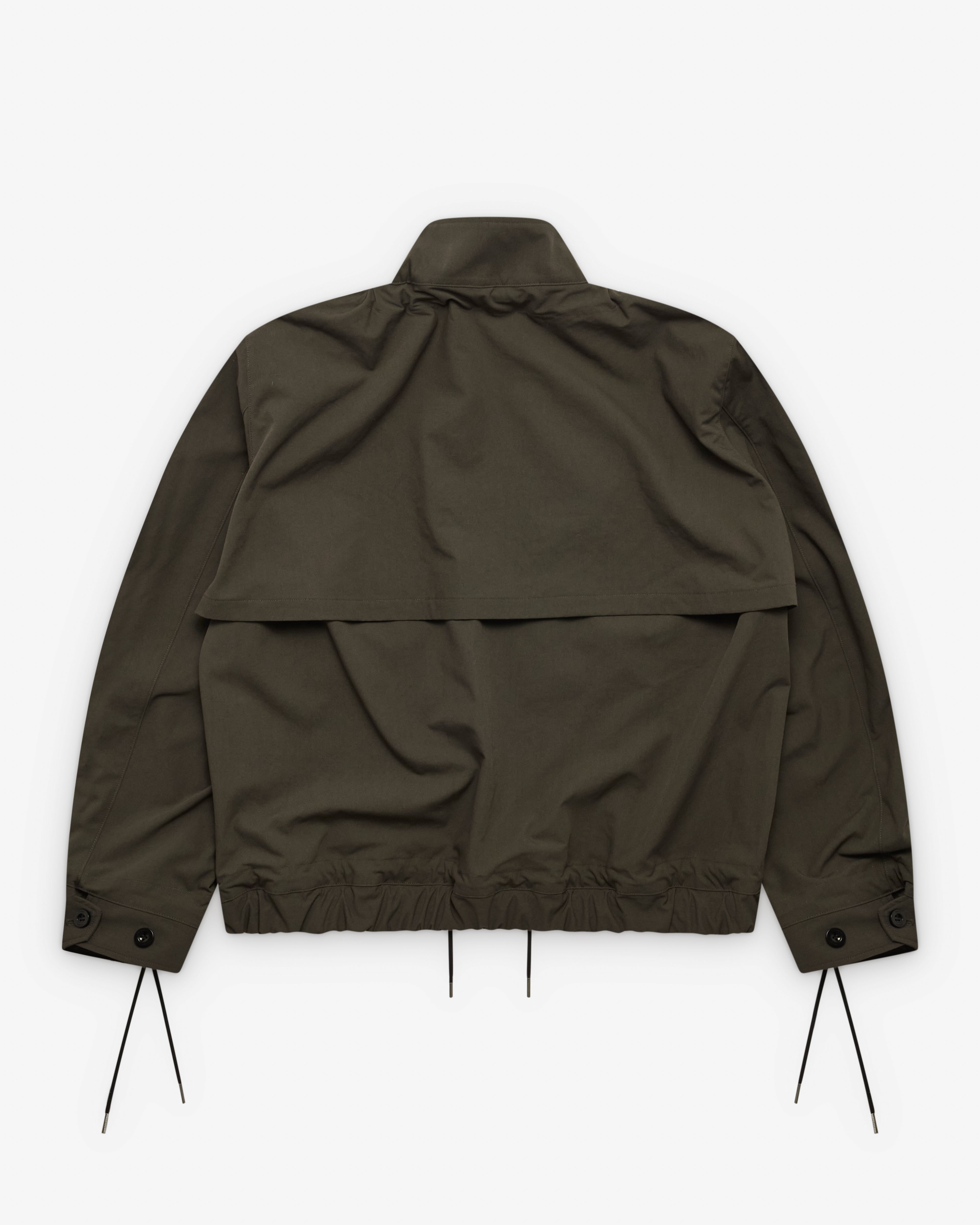 Sacai : Men's Weathercloth Blouson (Olive Green) | Dover Street
