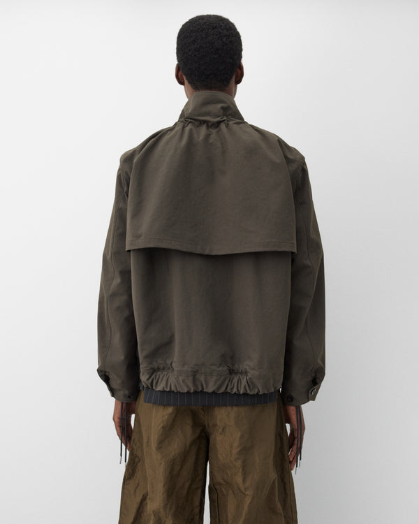 Sacai  - Men's Weathercloth Blouson - (Olive Green)