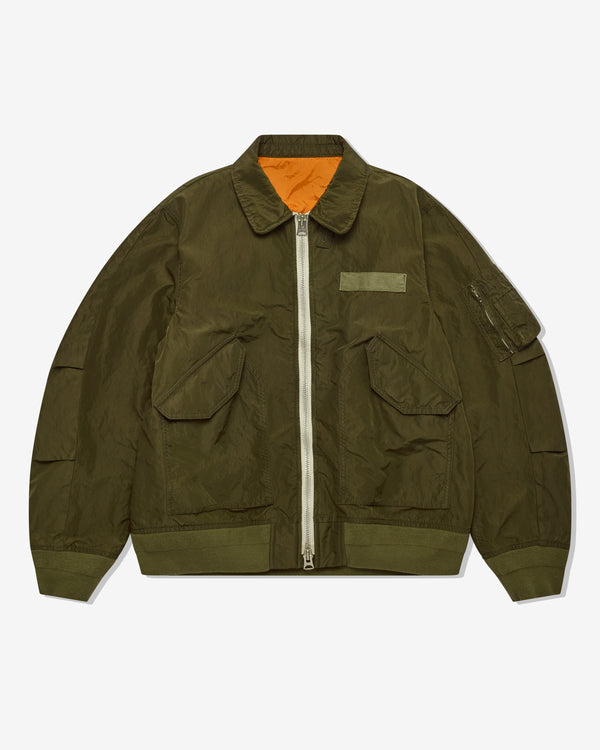 sacai - Men's Treated Nylon Twill Blouson - (Khaki)