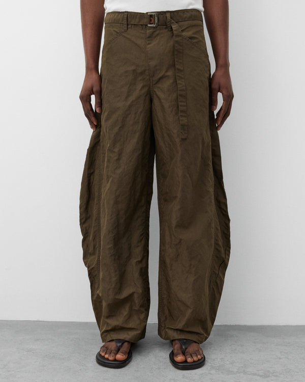 sacai - Men's Treated Nylon Twill Pants - (Khaki)