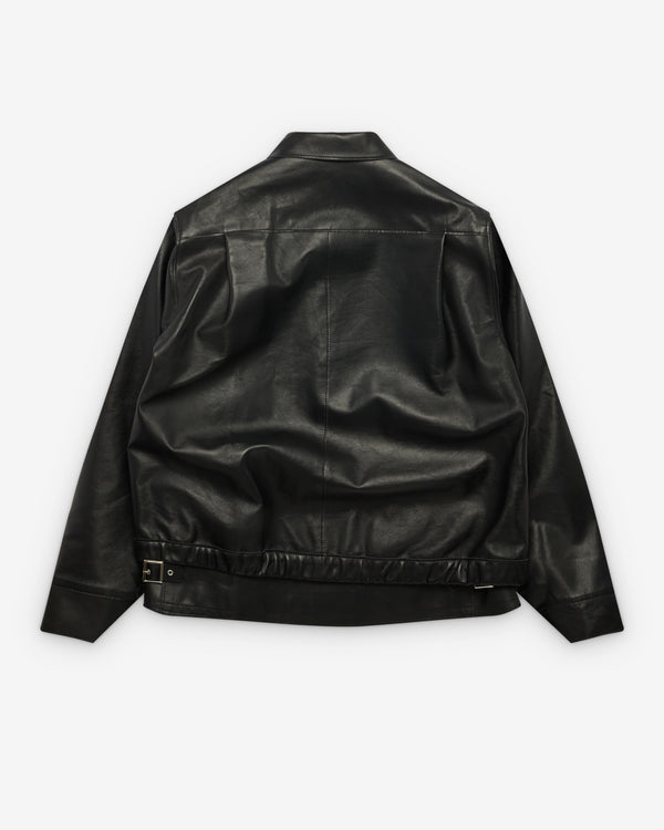 Sacai  - Men's Leather Blouson - (Black)