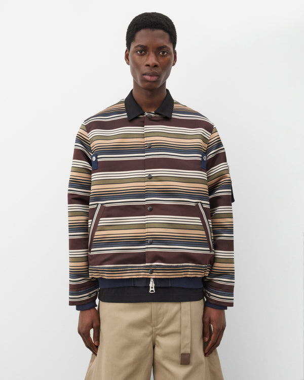 Sacai - Men's Horizontal Stripe Blouson - (Multi)