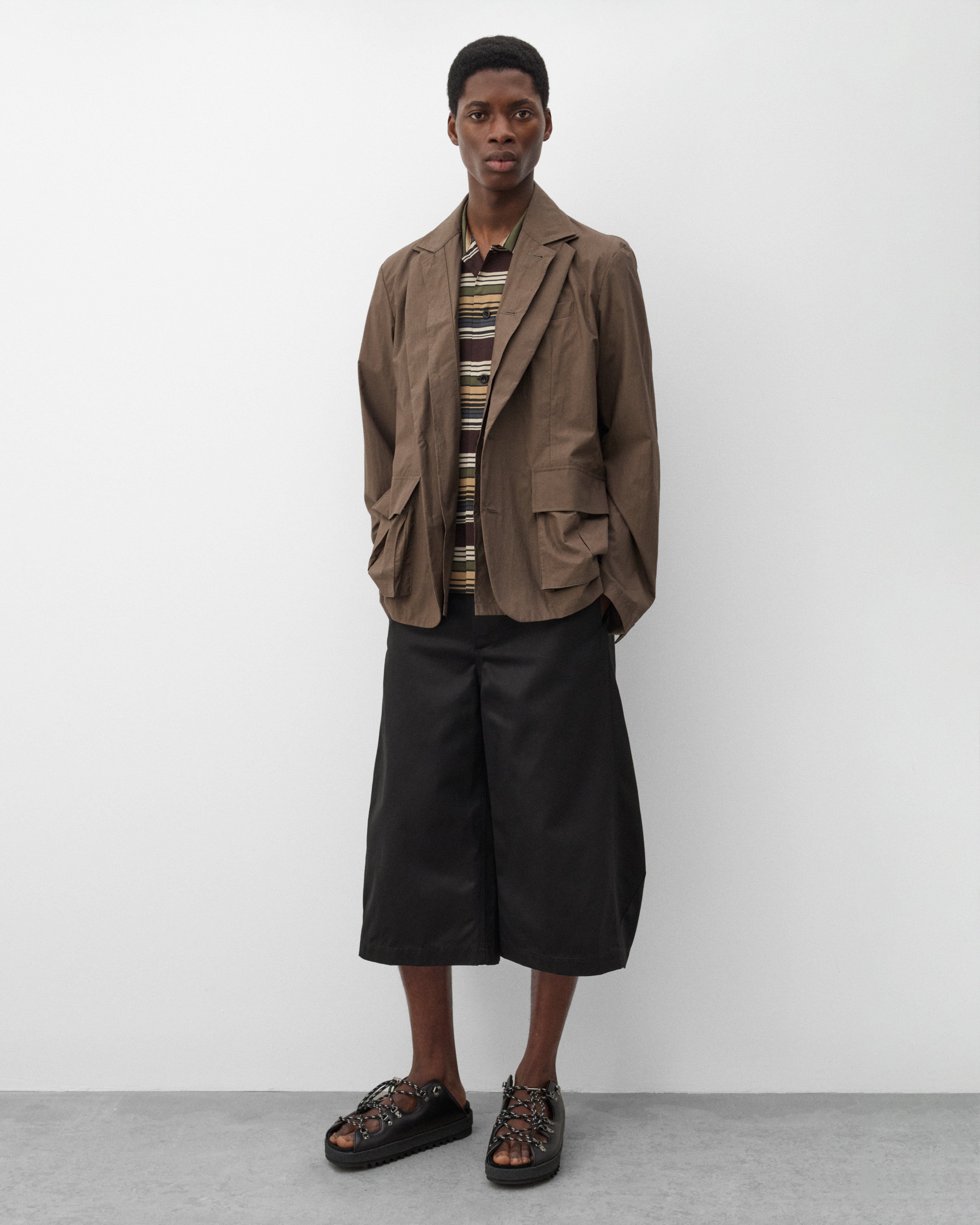 sacai: Men's Cotton Chino Pants (Black) | Dover Street Market London