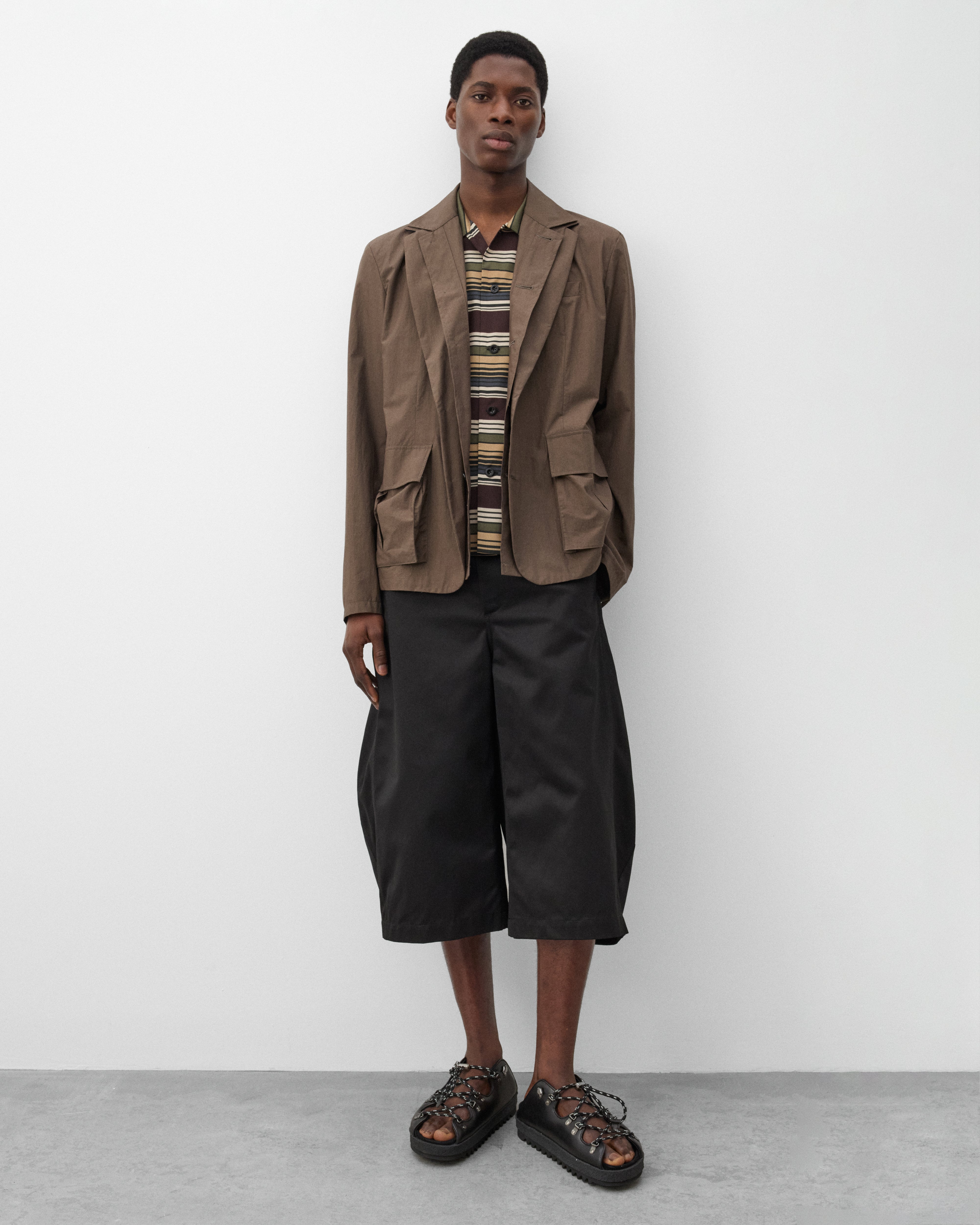Sacai : Men's Cotton Typewriter Jacket (Olive) | Dover Street
