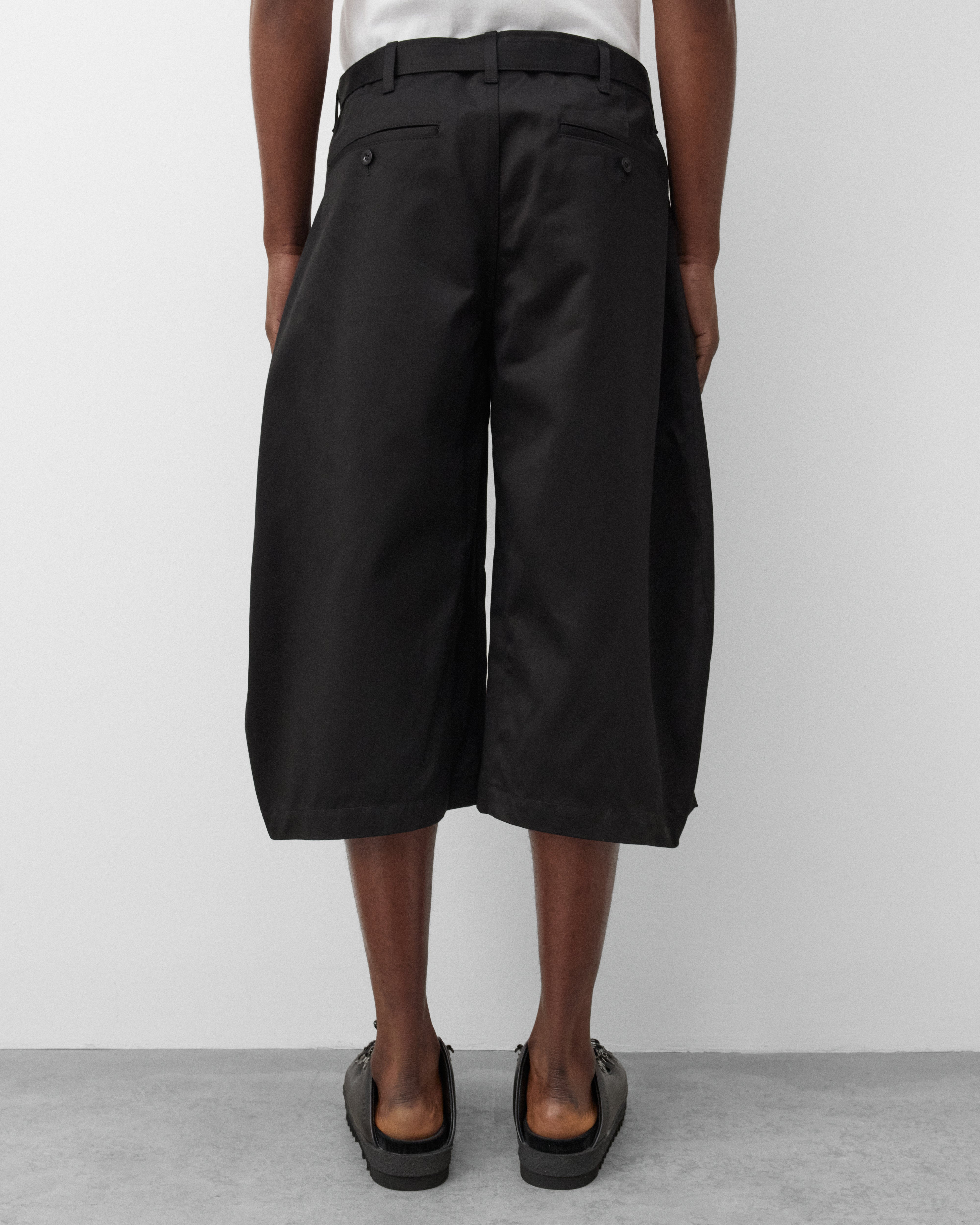 sacai: Men's Cotton Chino Pants (Black) | Dover Street Market London