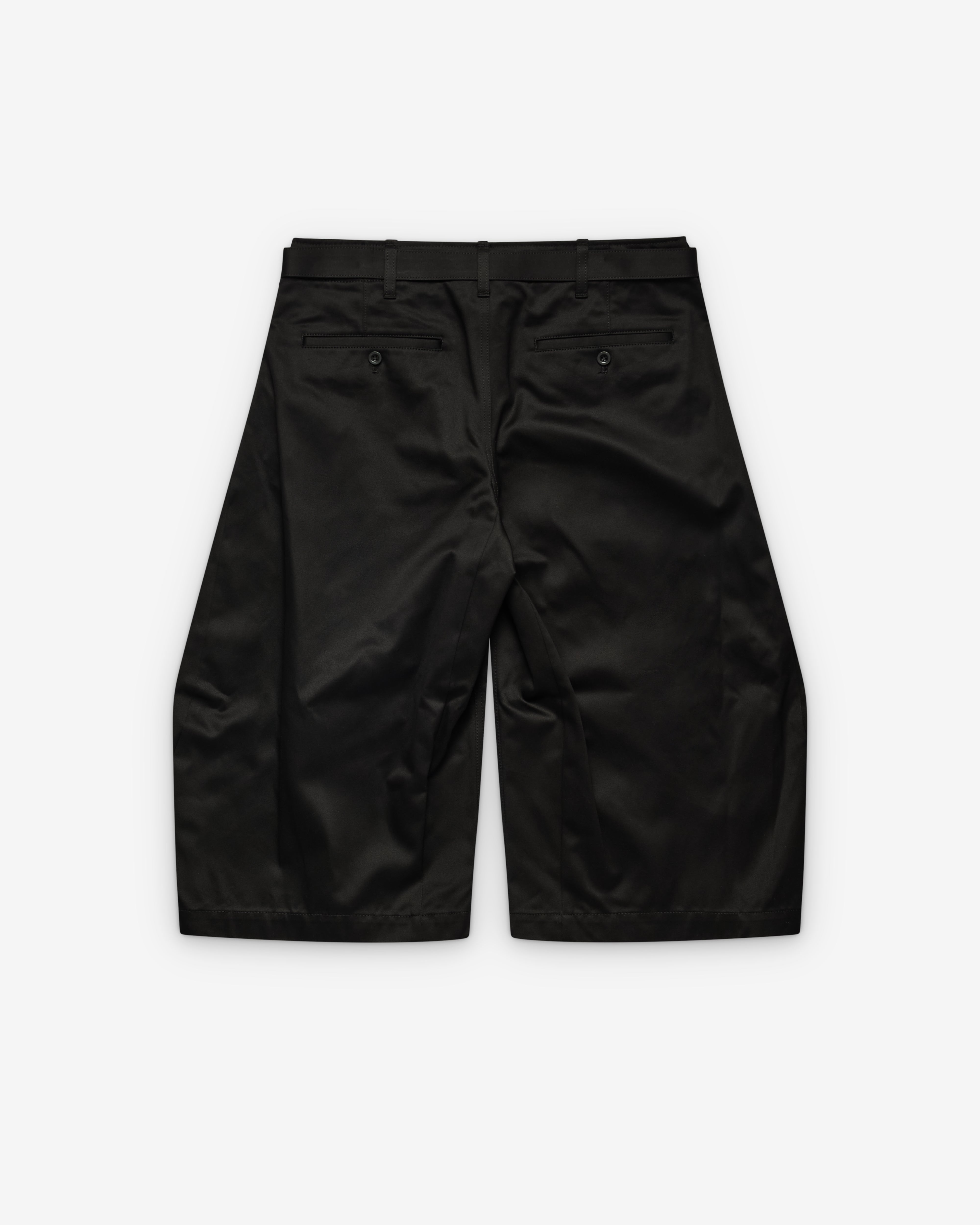 sacai: Men's Cotton Chino Pants (Black) | DSML E-SHOP