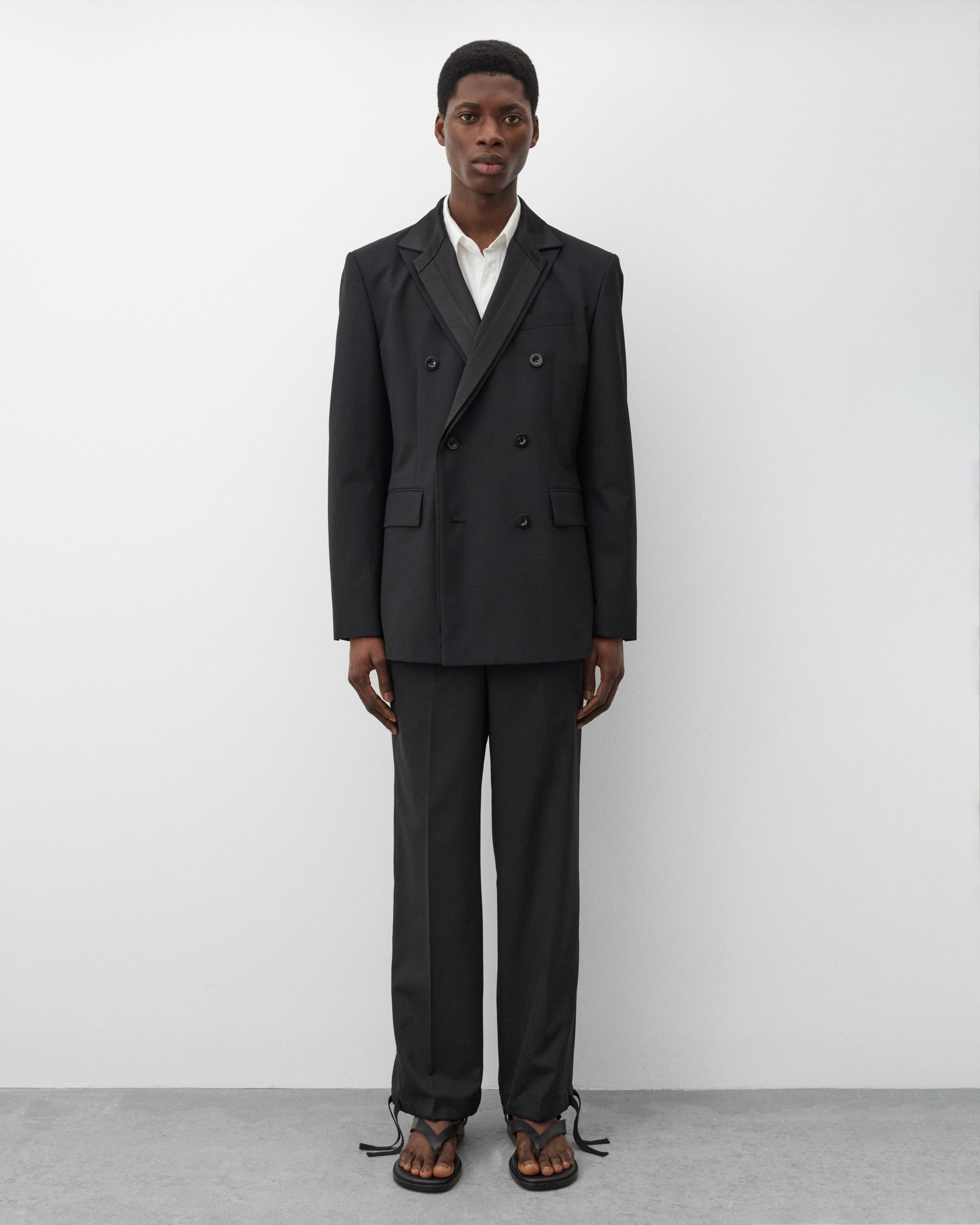 sacai: Men's Suiting Pants (Black) | Dover Street Market London