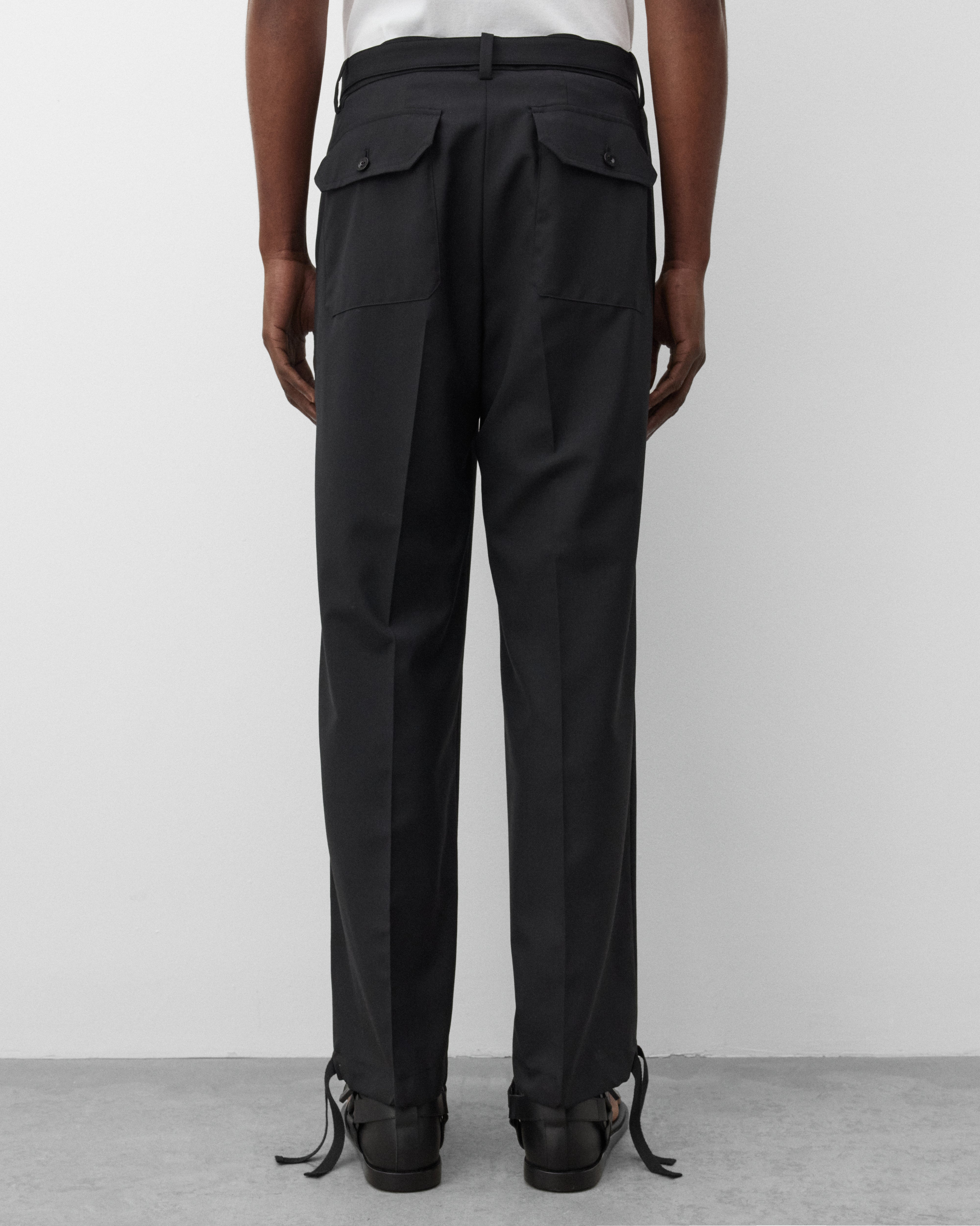 sacai: Men's Suiting Pants (Black) | Dover Street Market London sacai: Men's Suiting Pants (Black) | Dover Street Market London