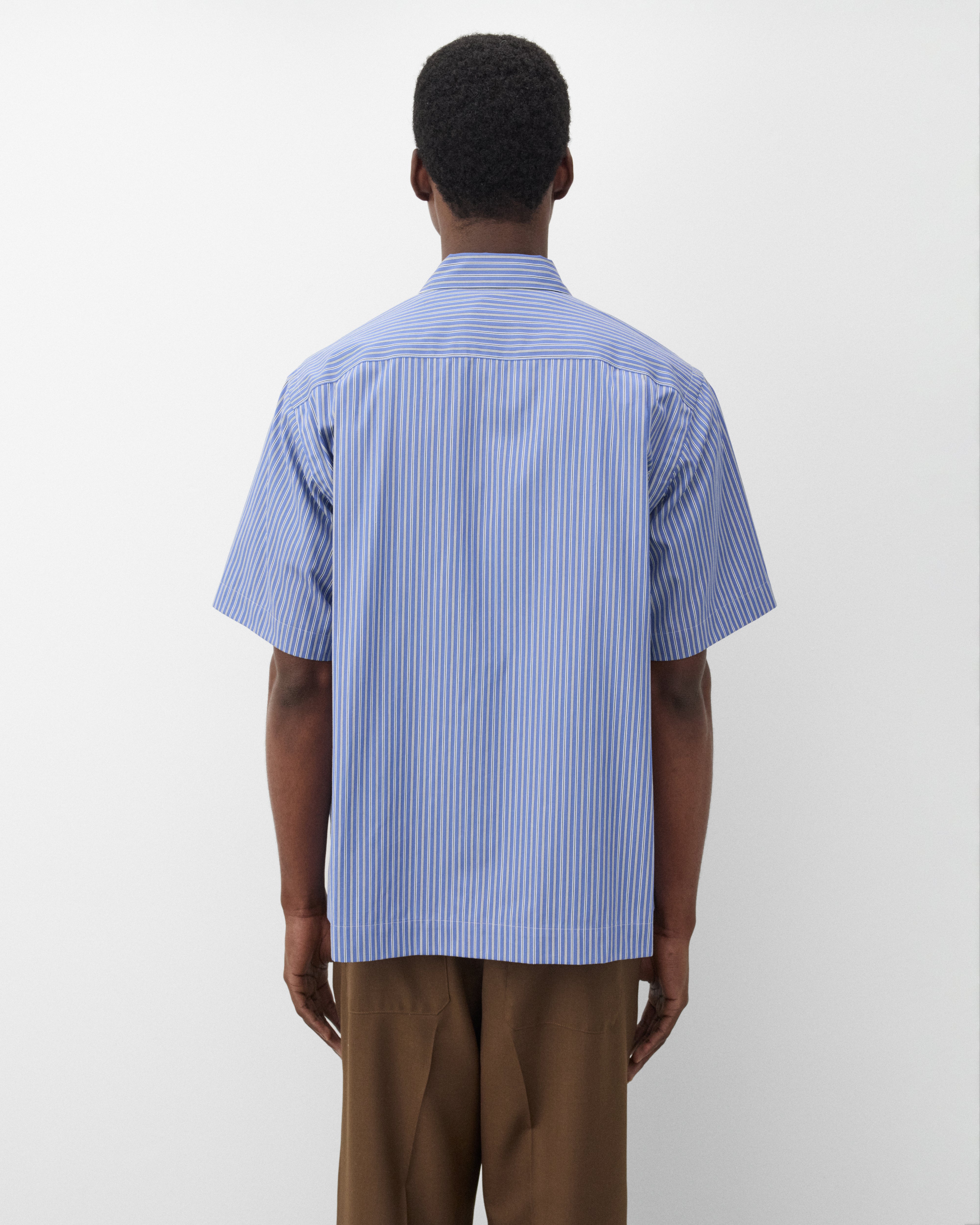 Sacai : Men's Poplin Shirt (Stripe) | Dover Street Market London