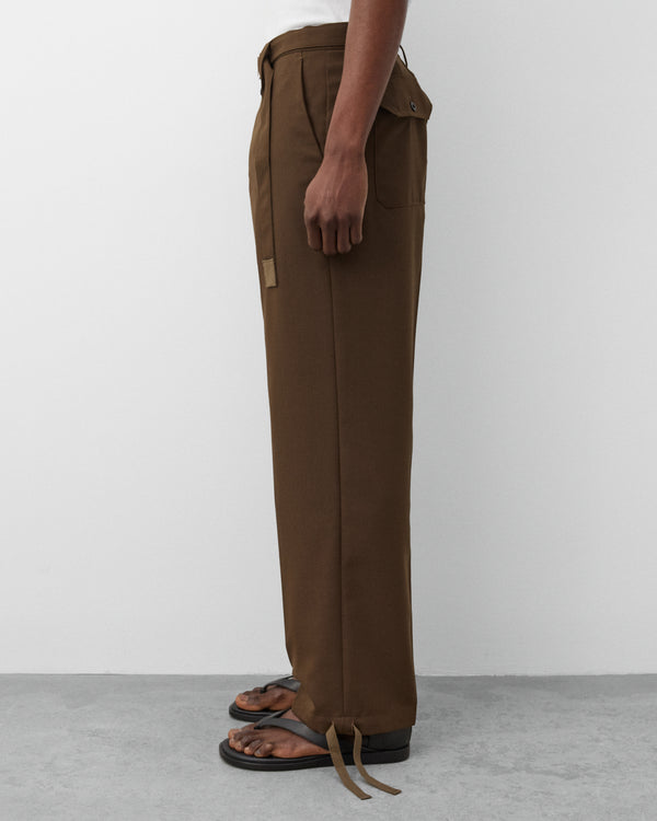 sacai - Men's Suiting Pants - (Brown)