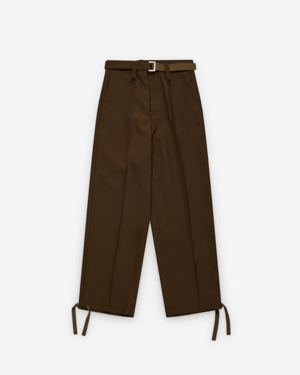 sacai - Men's Suiting Pants - (Brown)