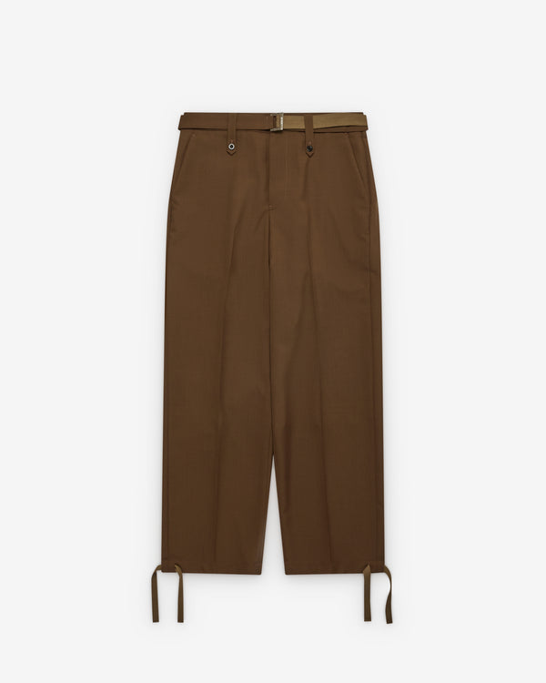 sacai - Men's Suiting Pants - (Brown)