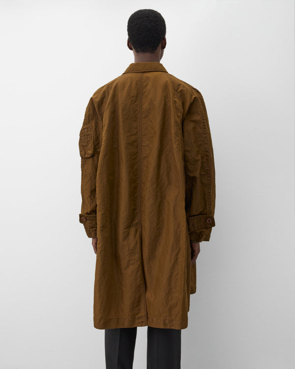 Sacai - Men's Treated Nylon Twill Coat - (Green)