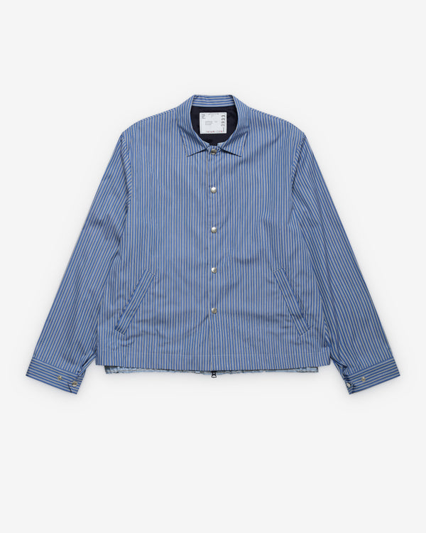 sacai - Men's Striped Blouson - (Blue/White)
