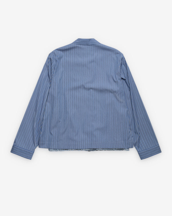 sacai - Men's Striped Blouson - (Blue/White)