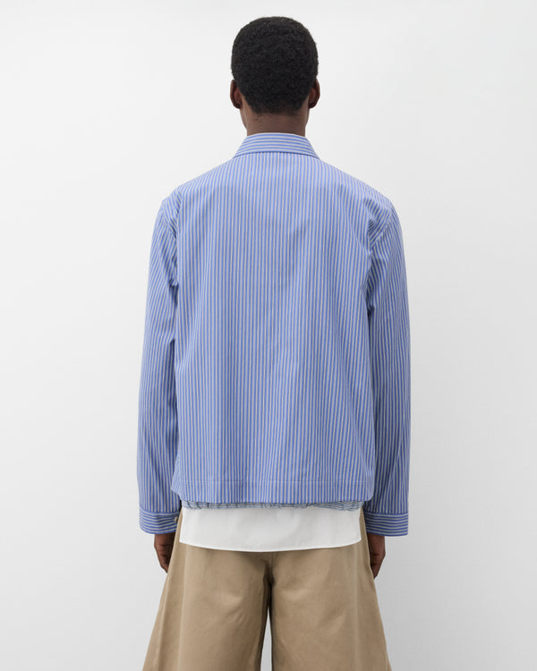 sacai - Men's Striped Blouson - (Blue/White)