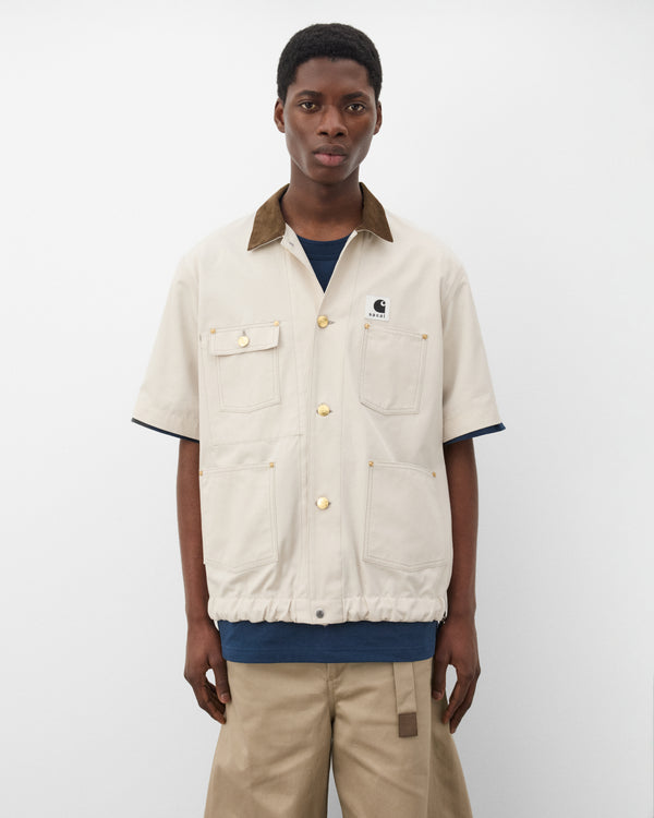 Sacai  - Men's Carhartt WIP Duck Shirt - (Off White)