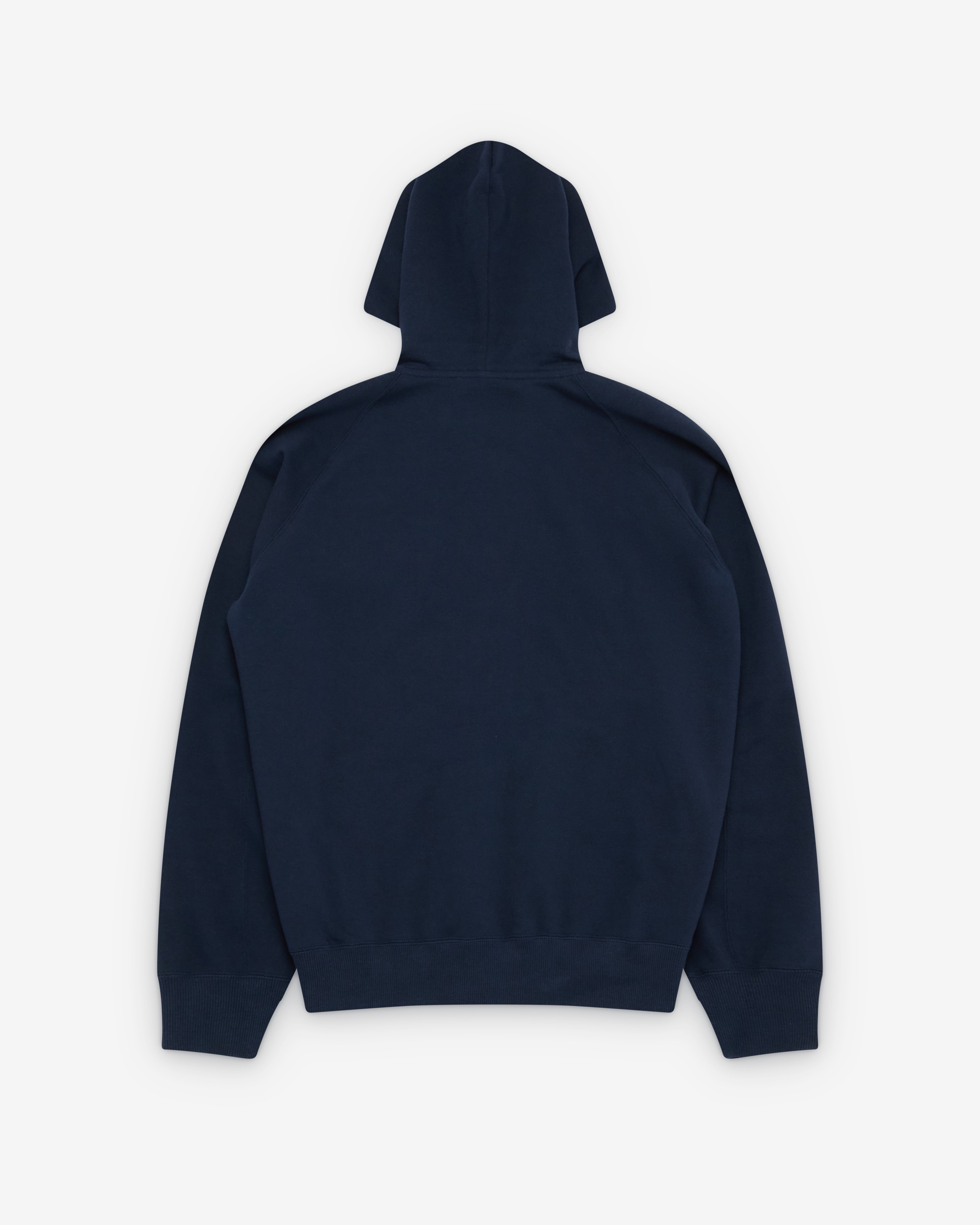 Sacai: Men's Carhartt WIP Cotton Jersey Hoodie (Navy) | Dover