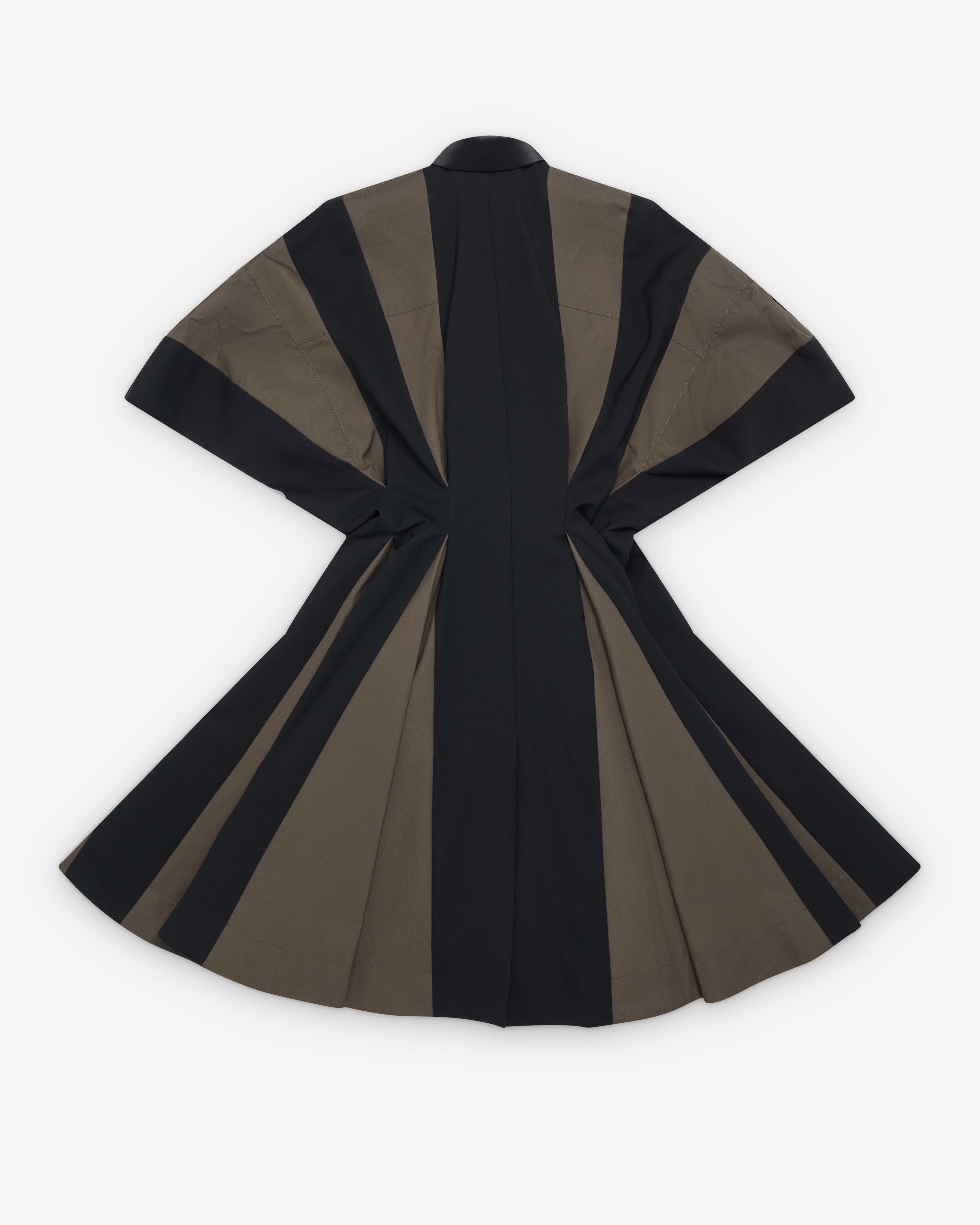 sacai チュニック Sacai: Women's Wool Suiting Dress (Navy/Green) | Dover Street