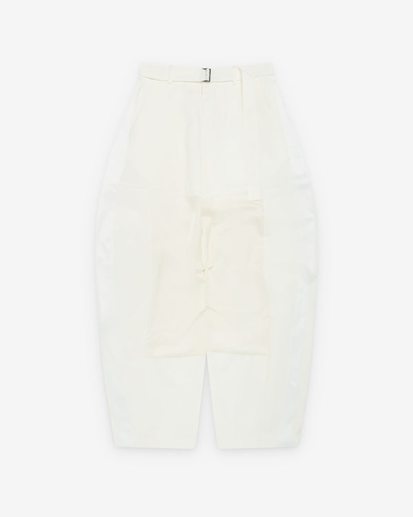 Sacai  - Women's Wool Suiting Pants - (White)