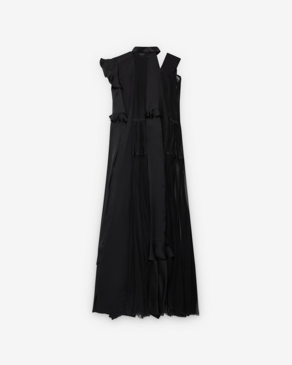 Sacai  - Women's Fabric Mix Dress - (Black)