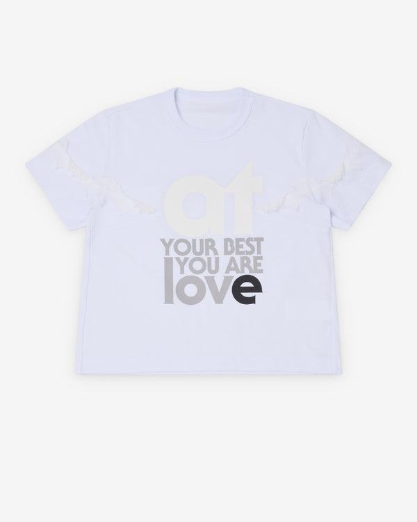 Sacai  - Women's Print T-Shirt - (White)