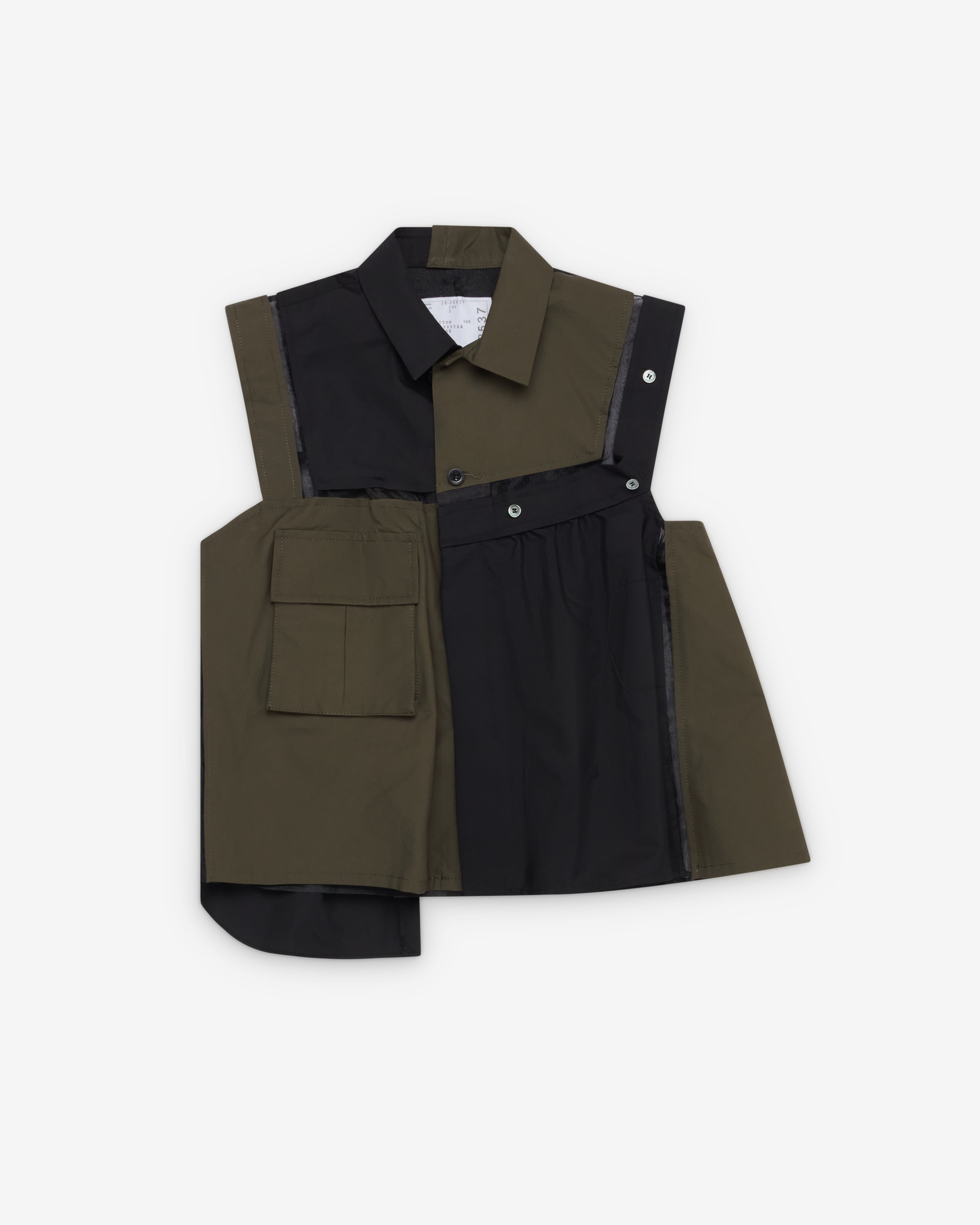 sacai ベルトシャツ SACAI＜サカイ＞ ショートスリーブカジュアルシャツ（2264219）｜SACAI