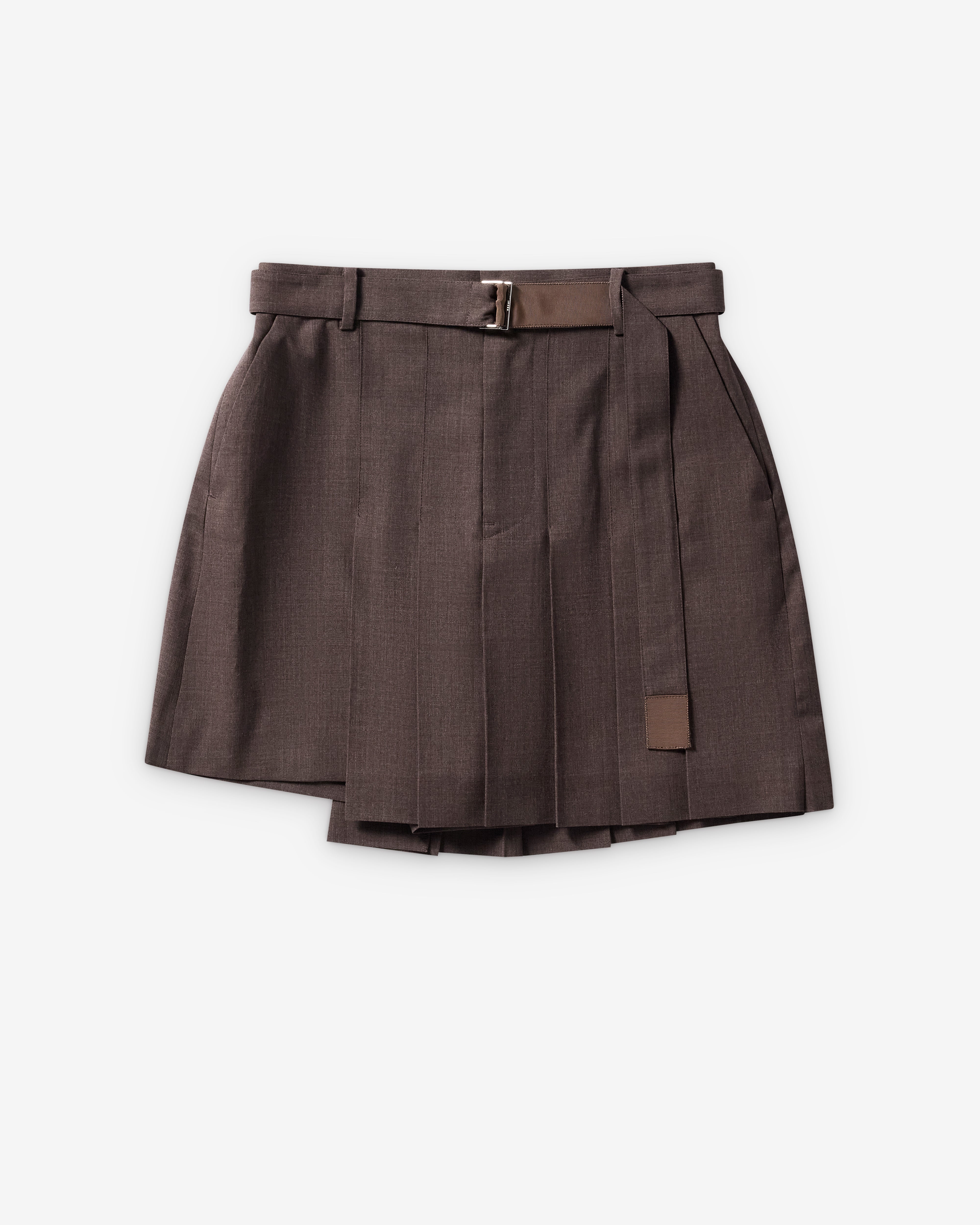 Sacai : Women's Suiting Shorts (Khaki) | Dover Street Market London