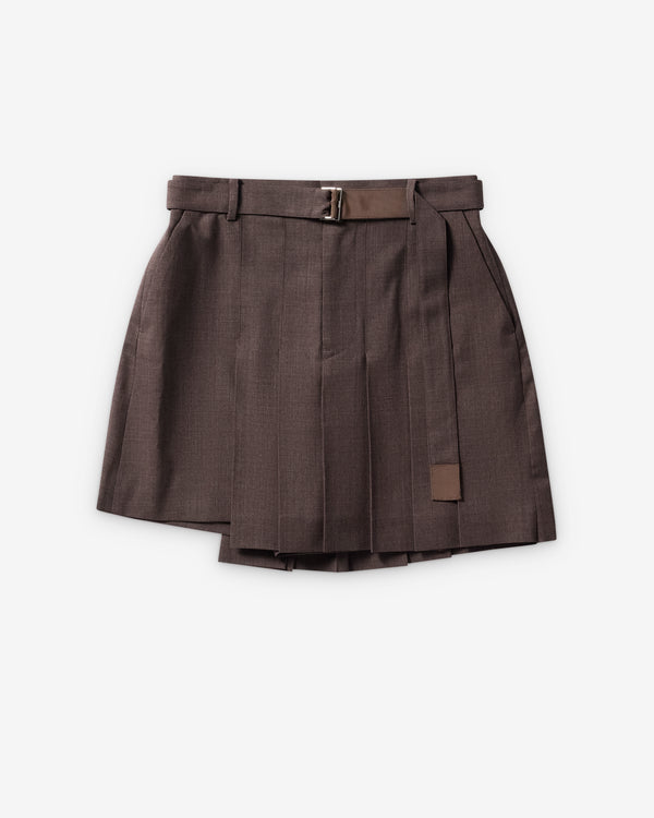 Sacai  - Women's Suiting Shorts - (Khaki)