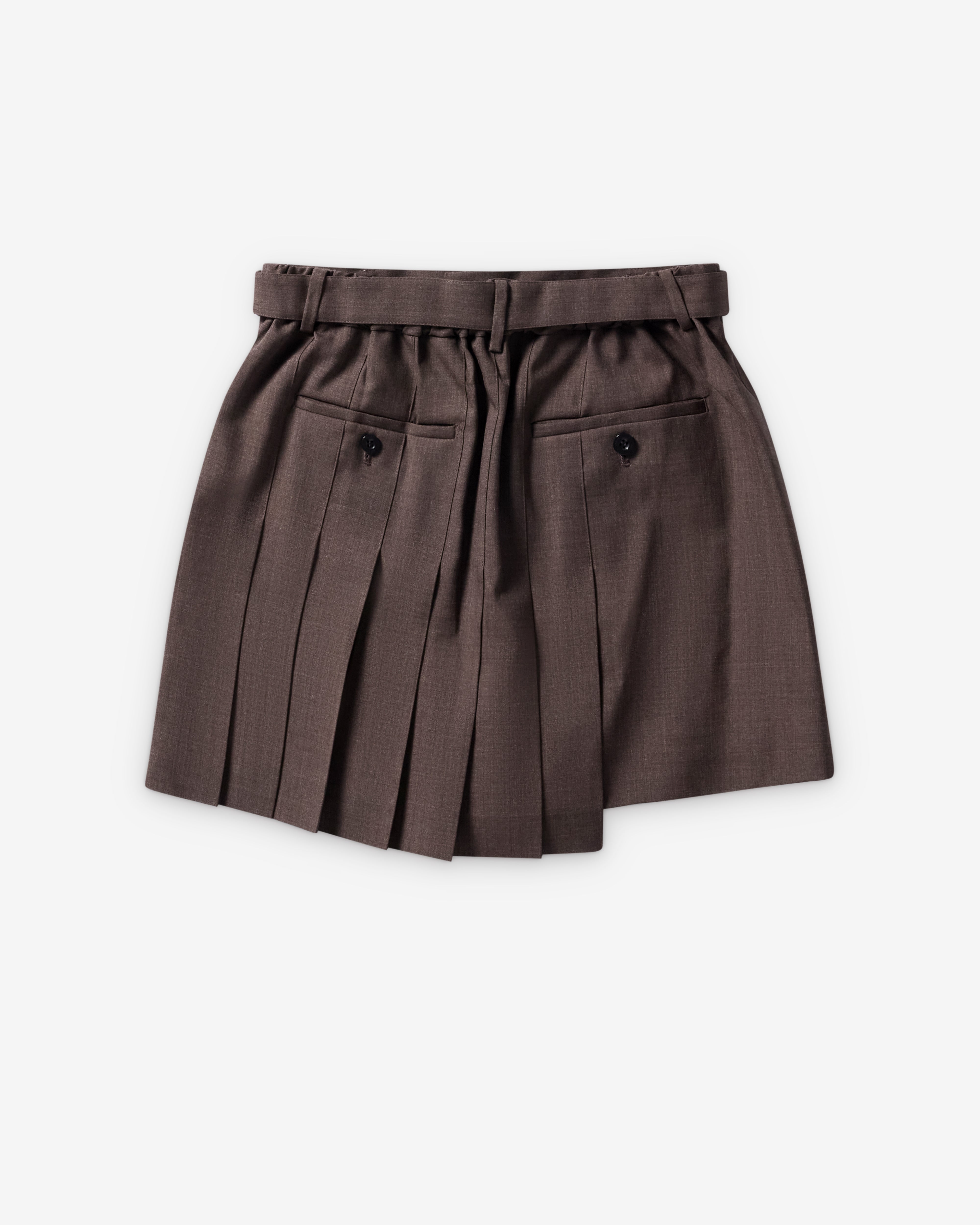 Sacai : Women's Suiting Shorts (Khaki) | Dover Street Market London