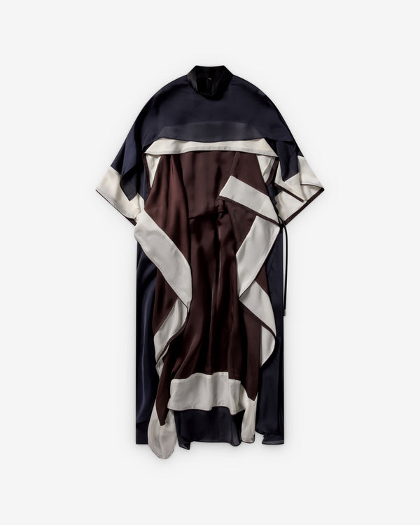 Sacai  - Women's Chiffon Dress - (Multi)