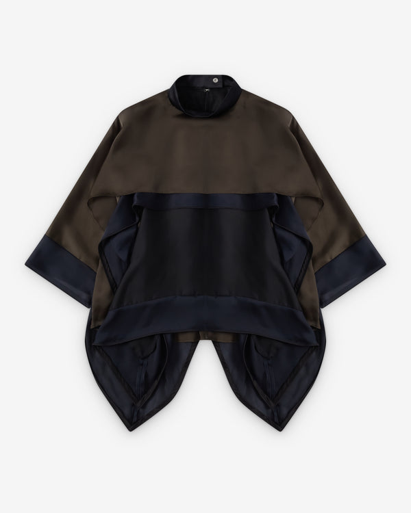 Sacai  - Women's Draped Pullover - (Khaki/Navy)