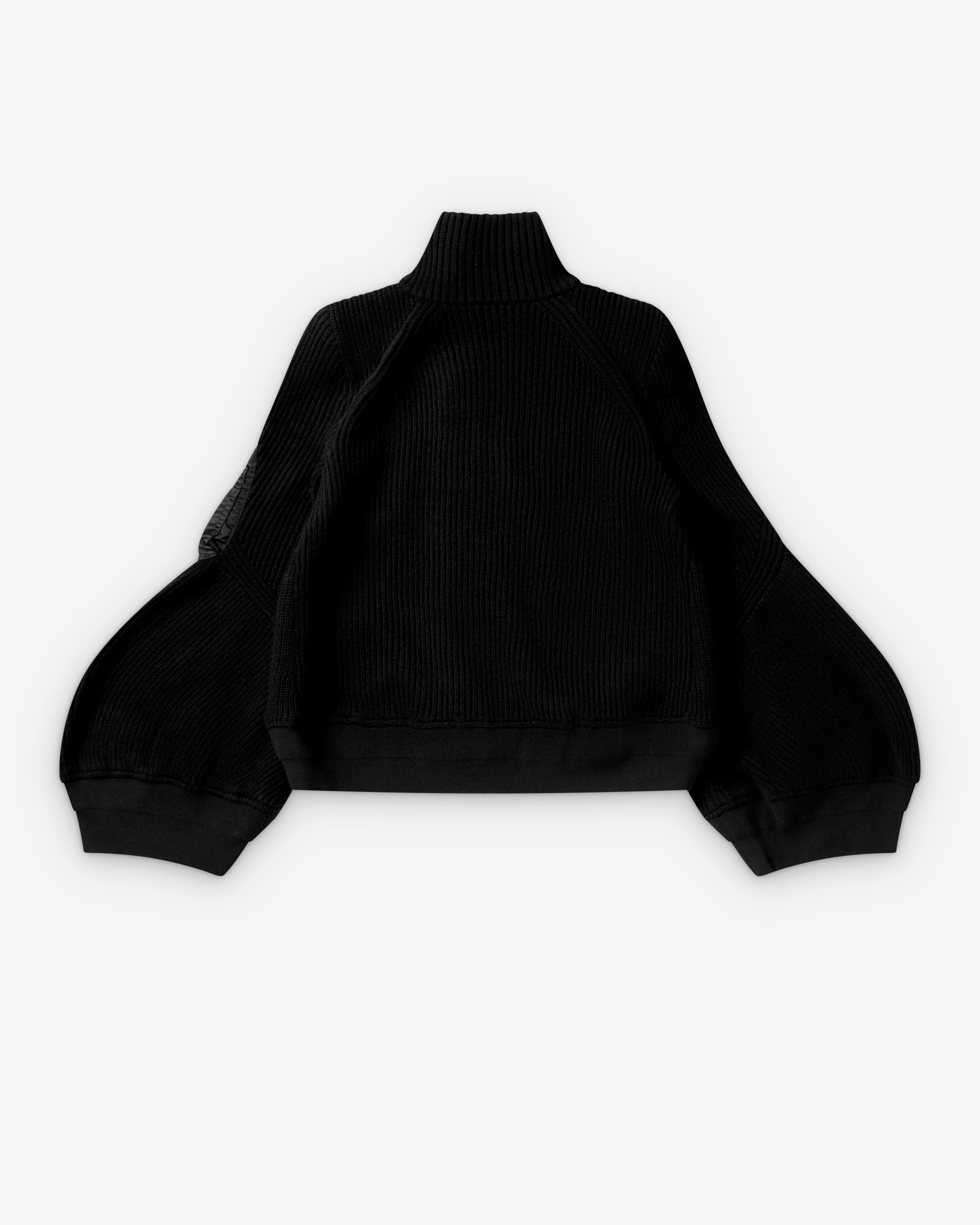 Sacai : Women's Knit Blouson (Black) | Dover Street Market London