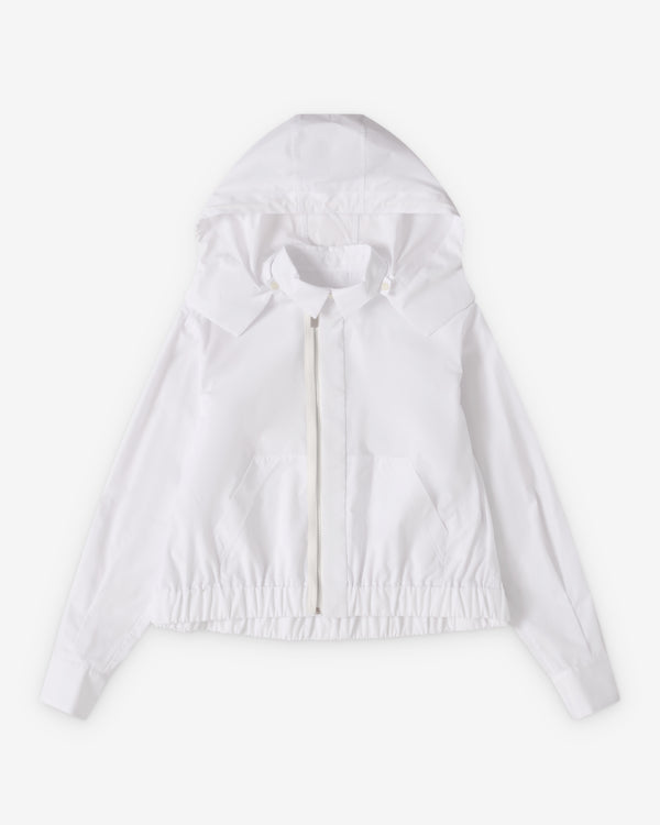 Sacai  - Women's Poplin Hoodie - (White)